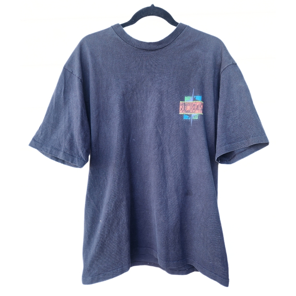 Bugle Boy Mens Graphic T-Shirt Black Medium